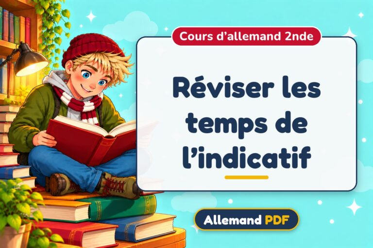 Réviser les temps de l’indicatif : cours d’allemand 2nde, illustration Allemand PDF