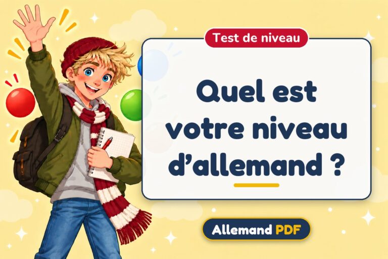 Test de niveau d’allemand gratuit : évaluez votre niveau : illustration Allemand PDF