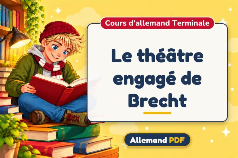 Le théâtre engagé de Brecht : cours d’allemand terminale, illustration Allemand PDF