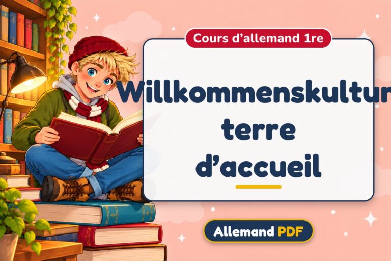 Willkommenskultur, terre d’accueil : cours d’allemand 1re, illustration Allemand PDF