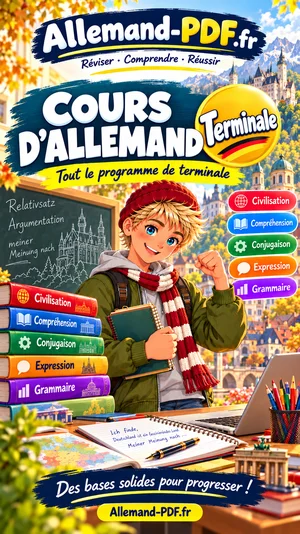 Jaquette du livre : Cours d’allemand Terminale